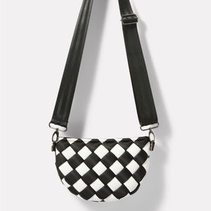 Think Royln Dreamweaver Checkered Crossbody Bag